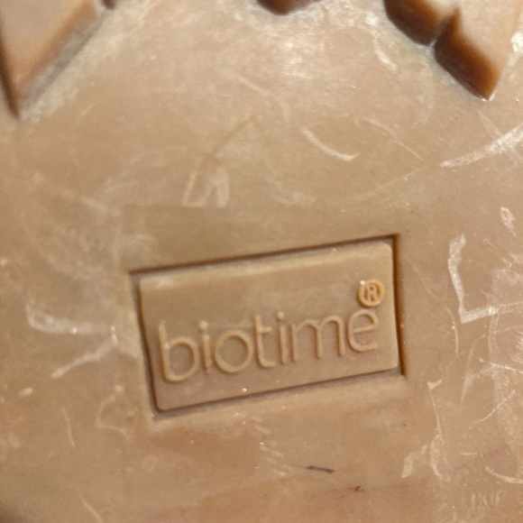 BIOTIME Sz 10 Premium Suede Shearling Lined Removable Insole Rubber Sole  Boots - Picture 6 of 16